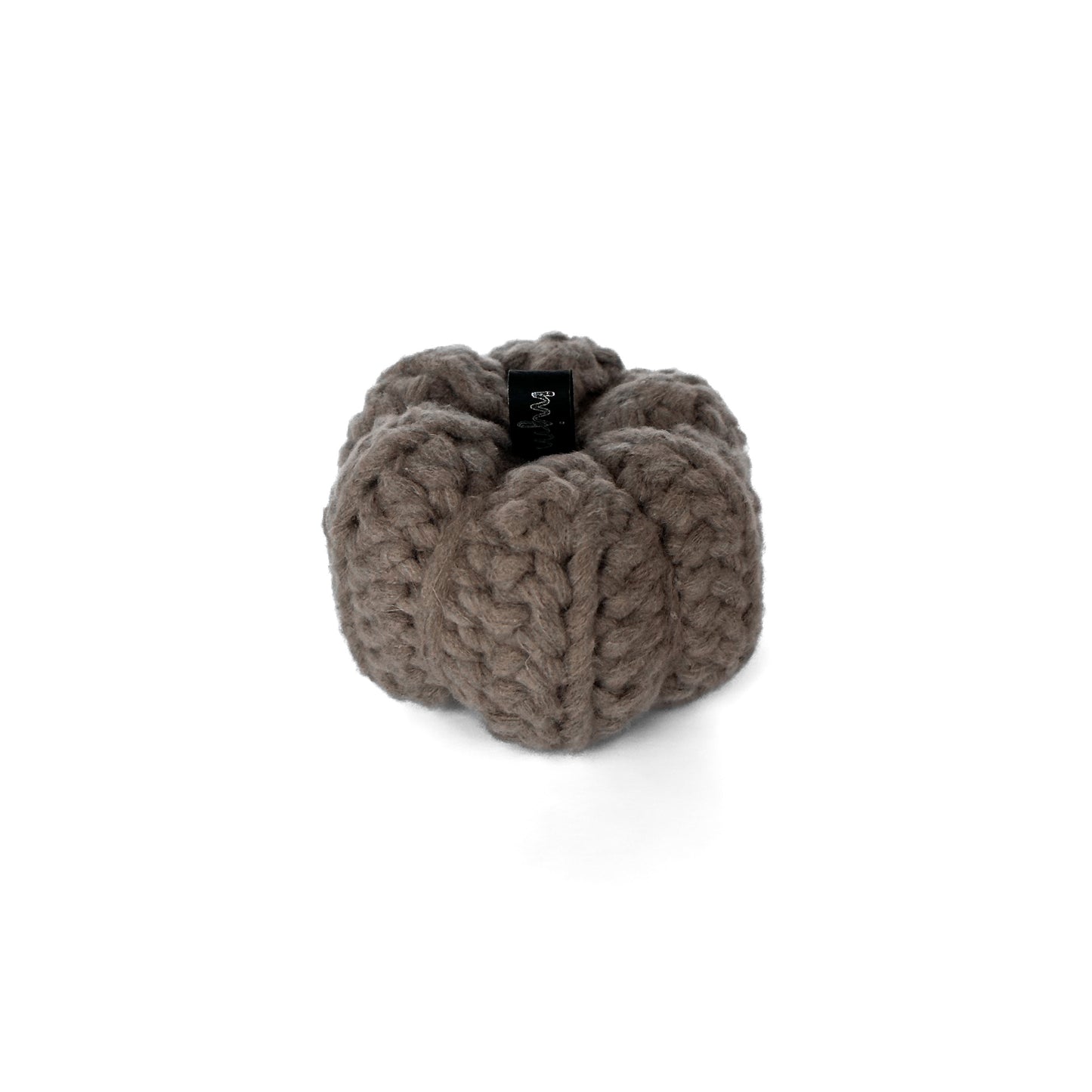 Mini Crochet Pumpkin Decoration - Brown