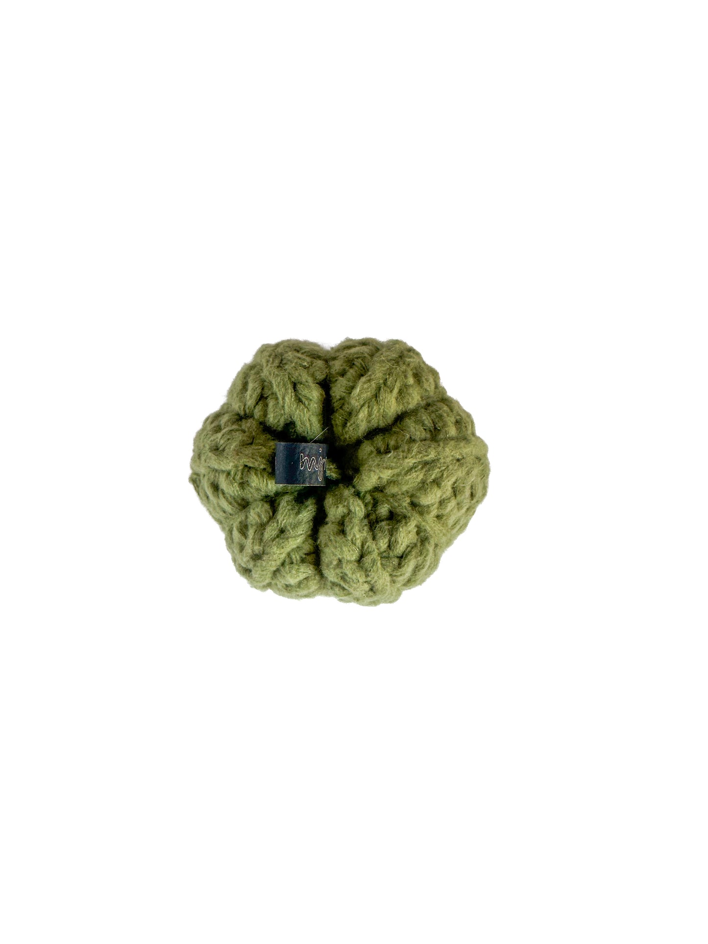 Mini Crochet Pumpkin Decoration - Green
