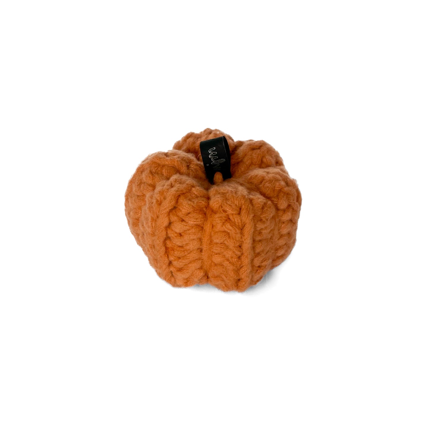Mini Crochet Pumpkin Decoration - Orange