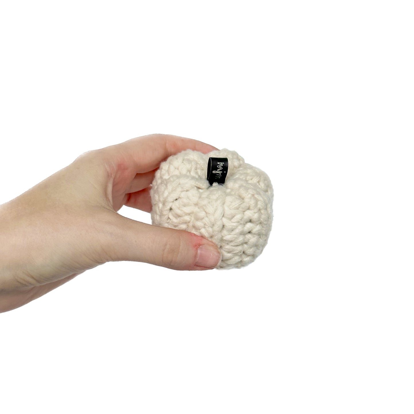Mini Crochet Pumpkin Decoration - Beige