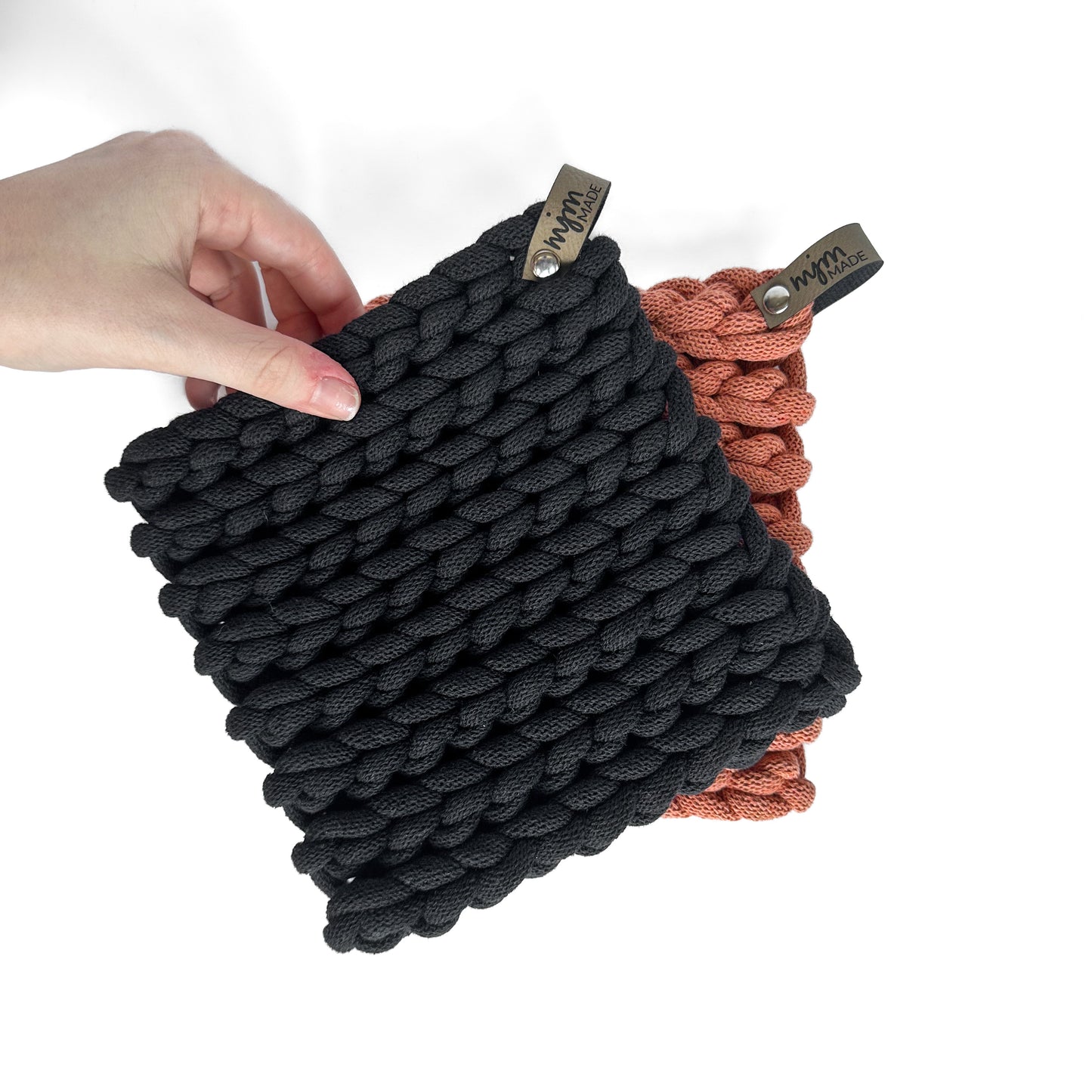 Trivet Set - Black & Orange