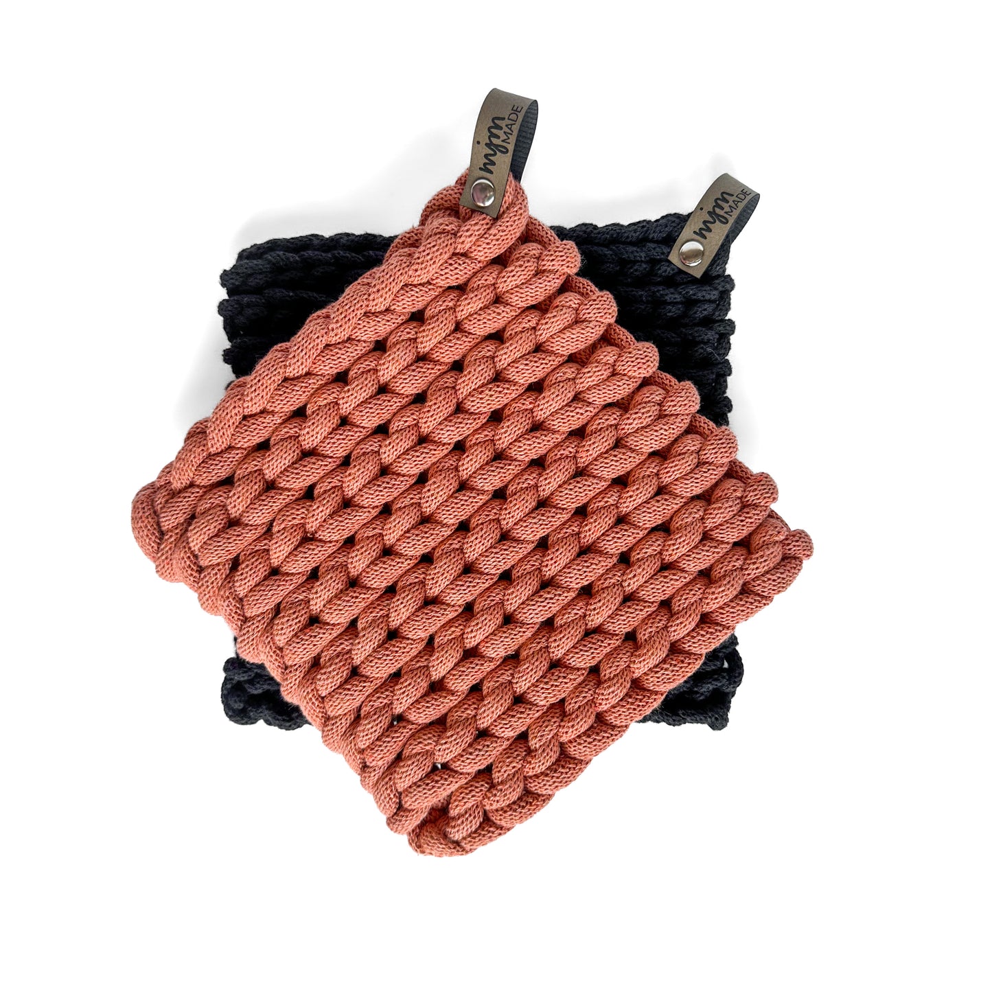 Trivet Set - Black & Orange