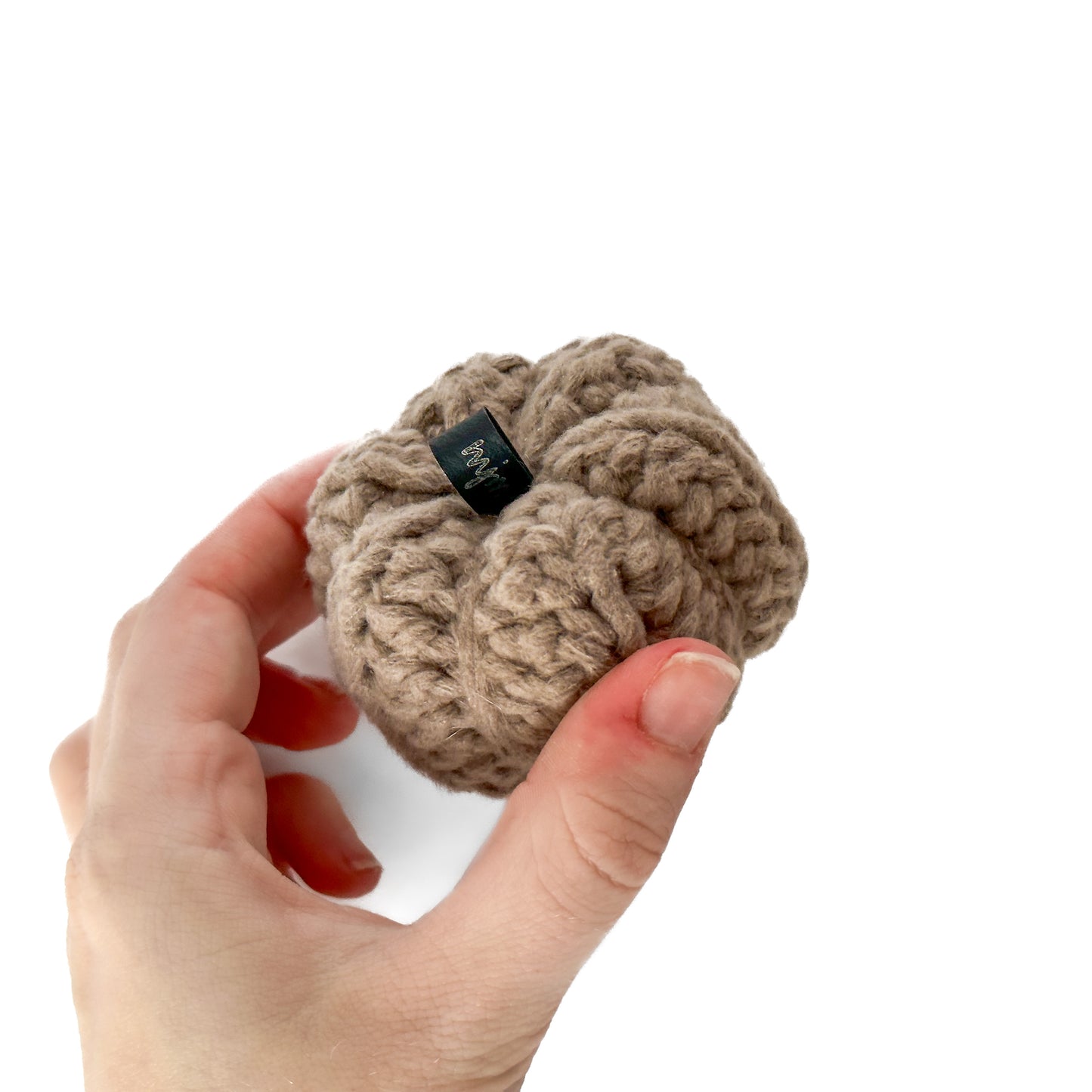 Mini Crochet Pumpkin Decoration - Brown
