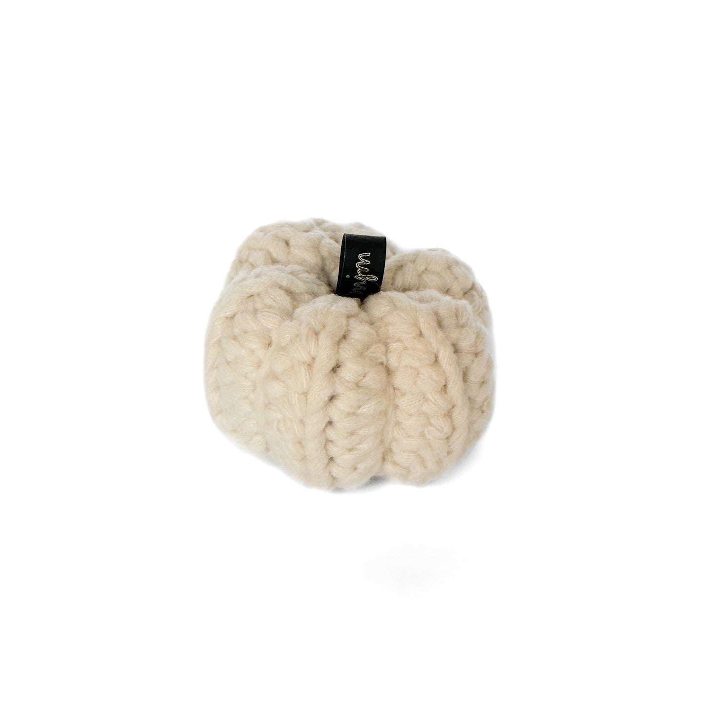 Mini Crochet Pumpkin Decoration - Beige