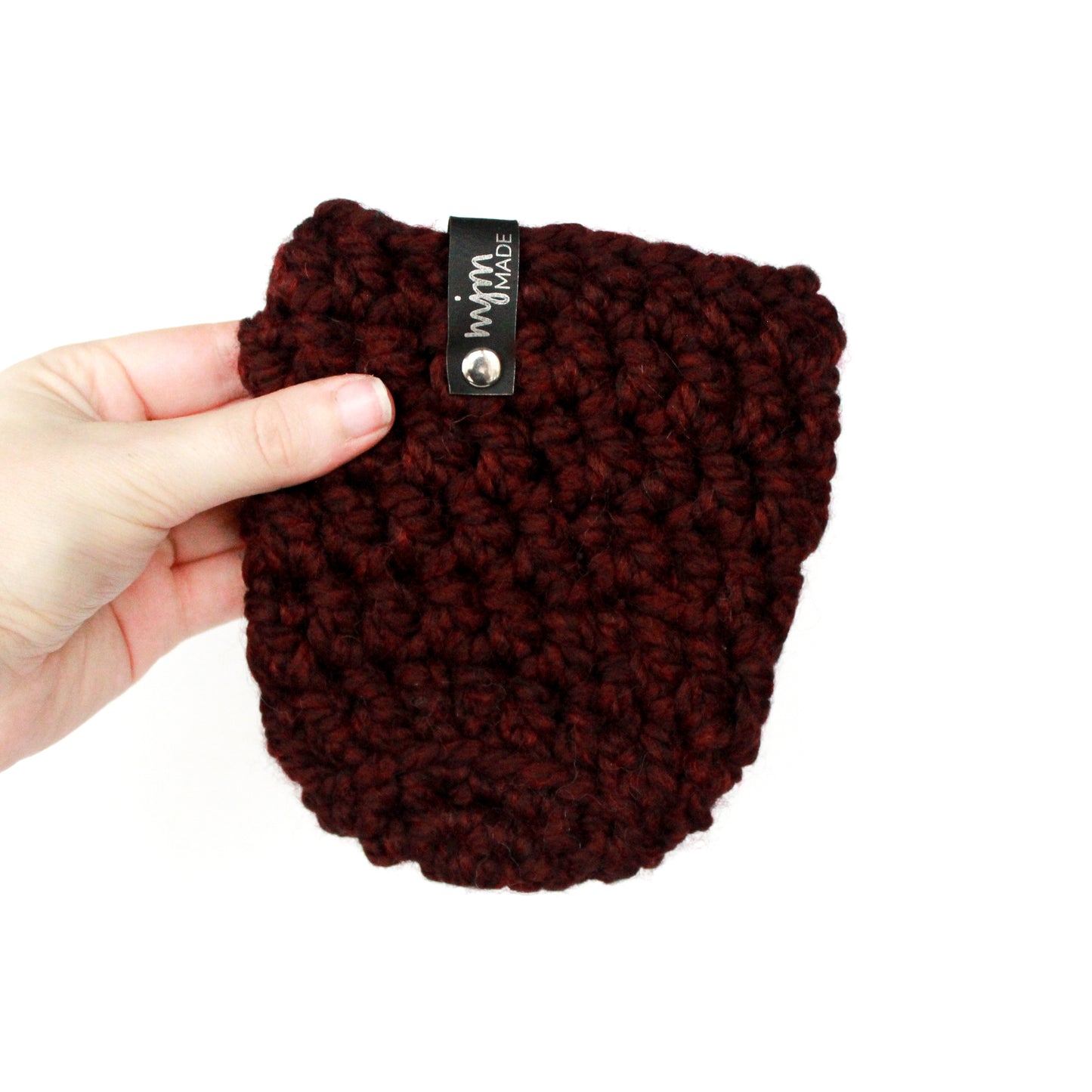 Super Bulky Coffee Cozy - Claret