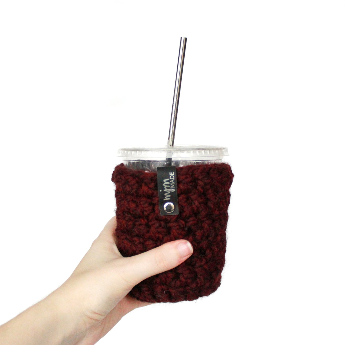 Super Bulky Coffee Cozy - Claret