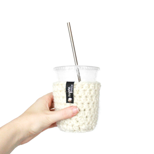 Super Bulky Coffee Cozy - Cream