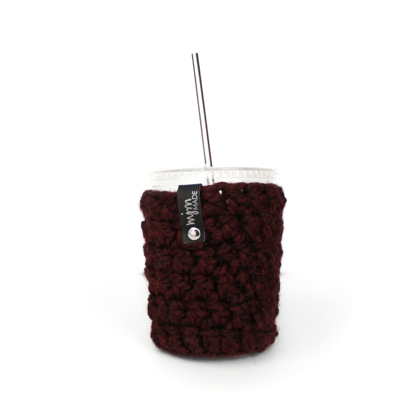 Super Bulky Coffee Cozy - Claret