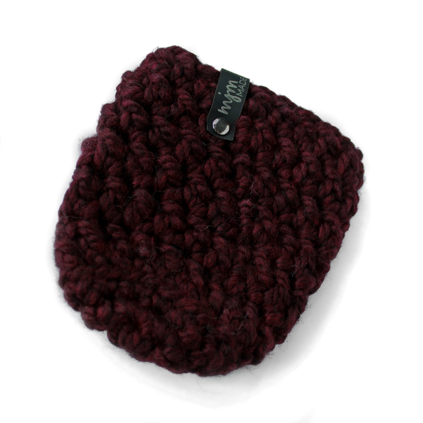 Super Bulky Coffee Cozy - Claret