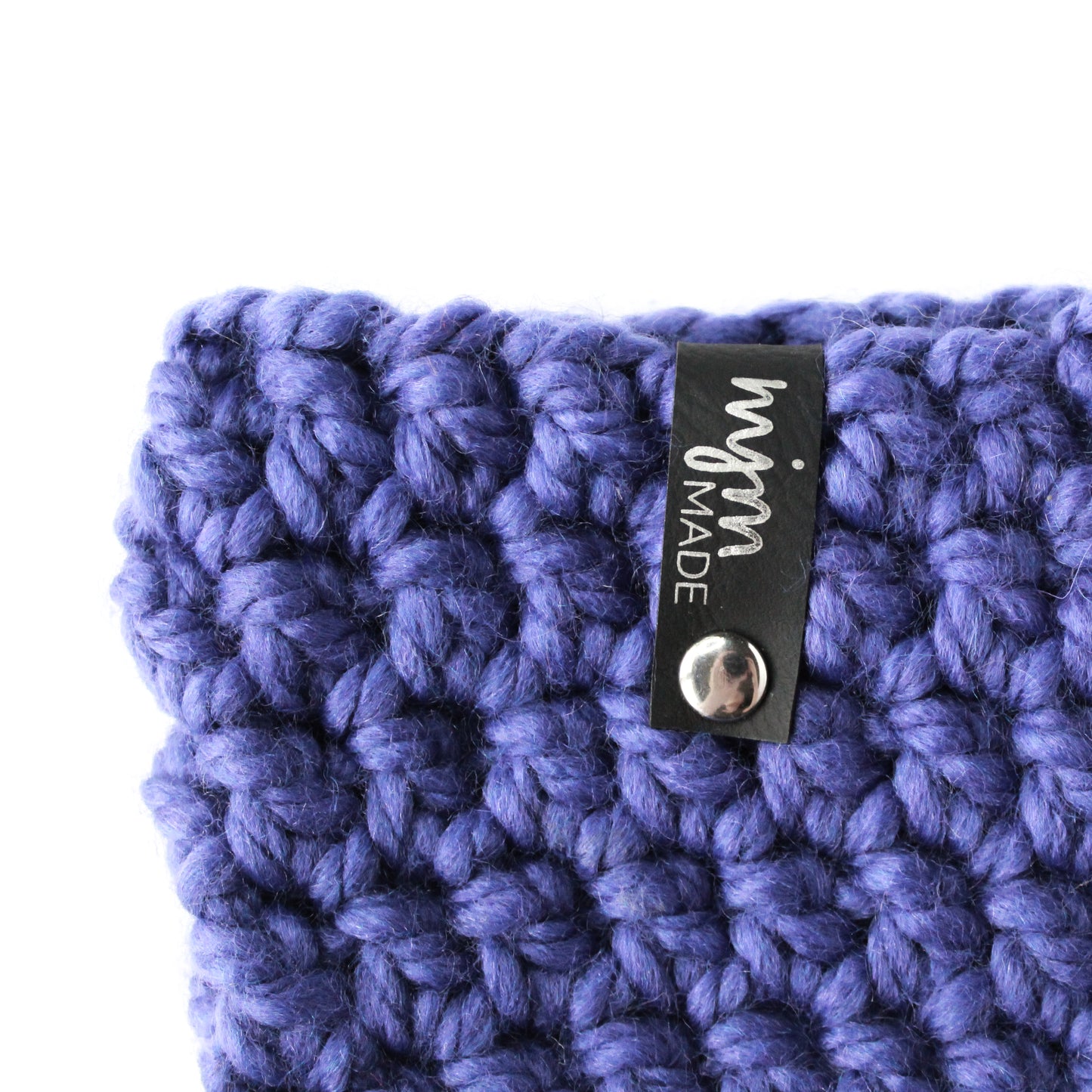 Super Bulky Coffee Cozy - Bright Blue