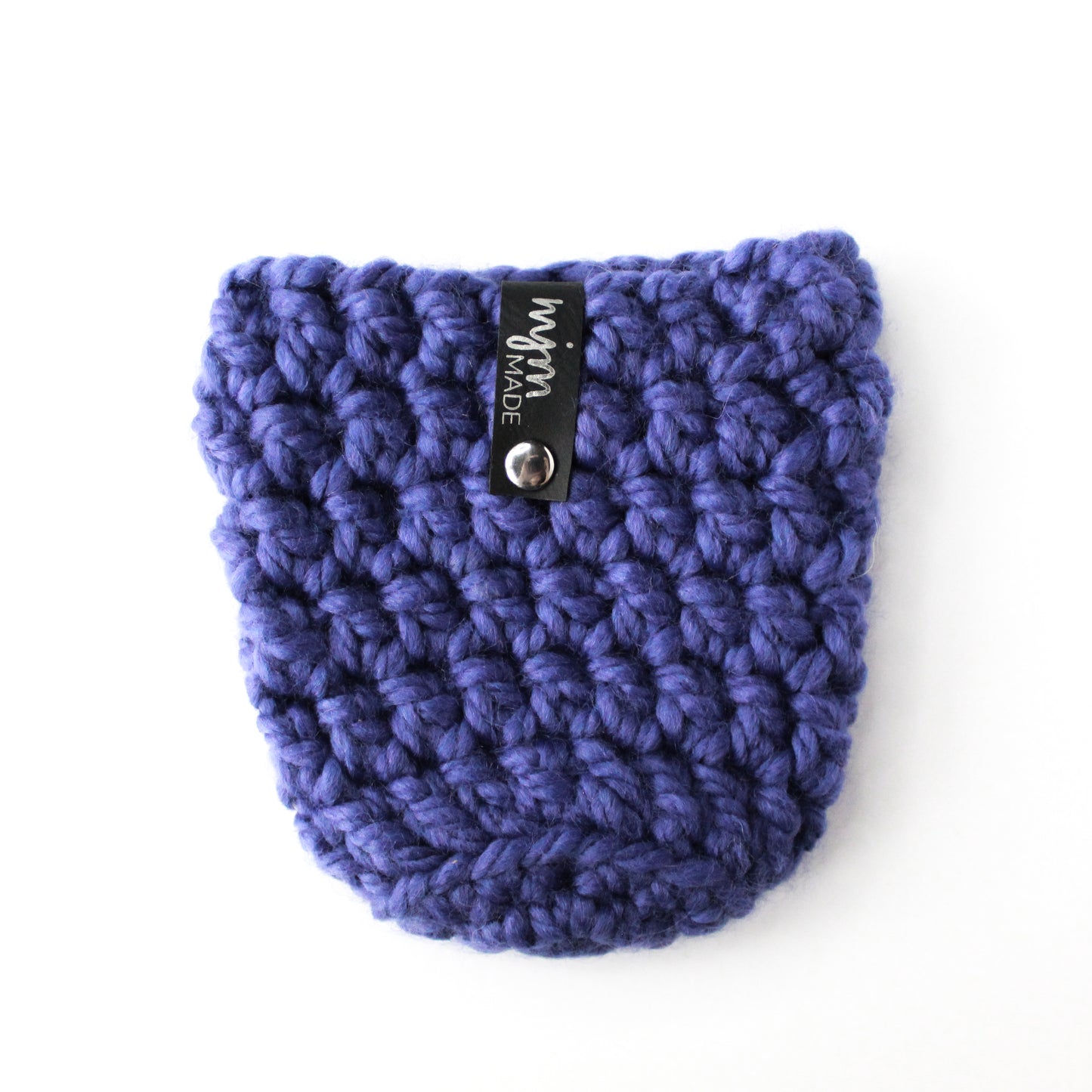 Super Bulky Coffee Cozy - Bright Blue