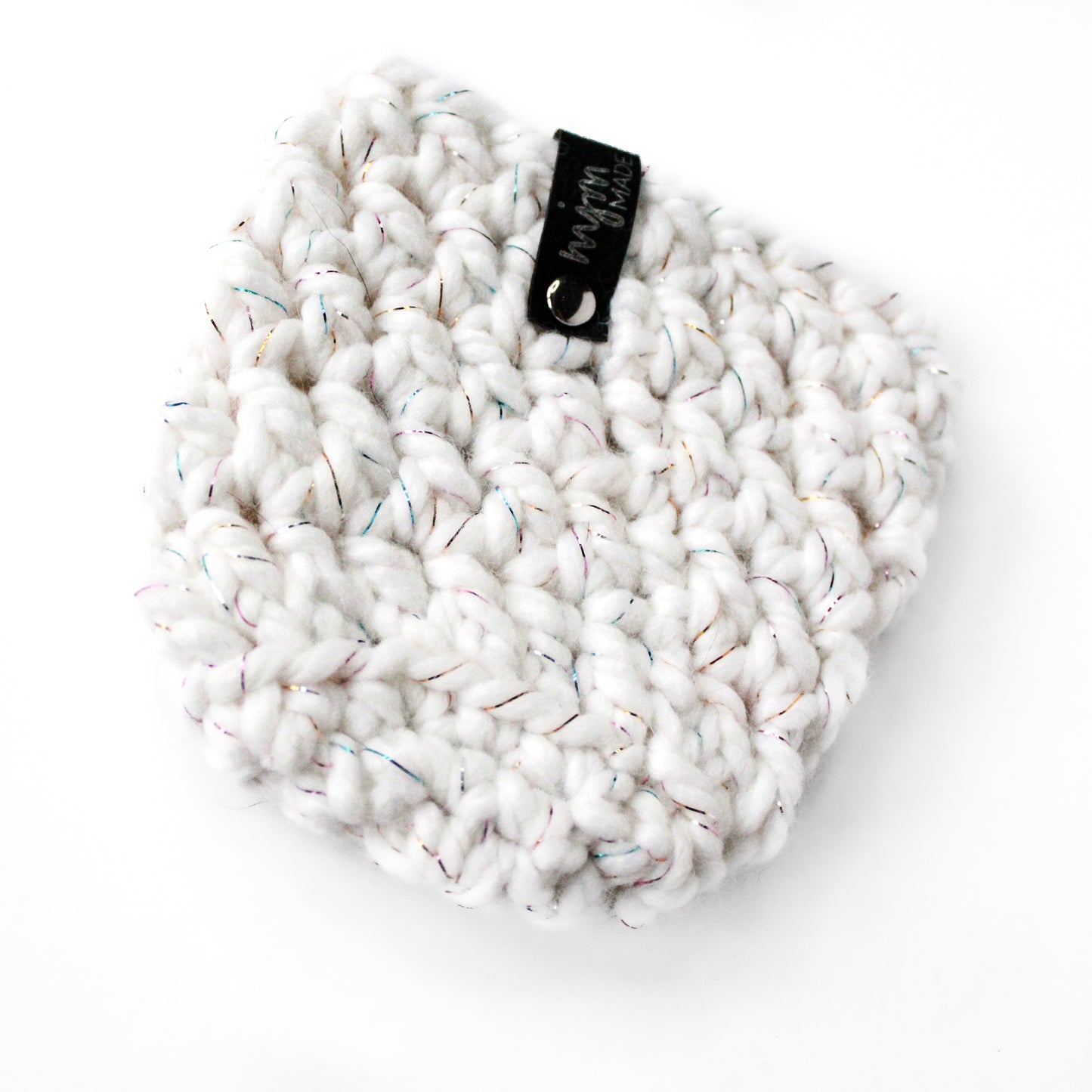 Super Bulky Coffee Cozy - Rainbow Metallic