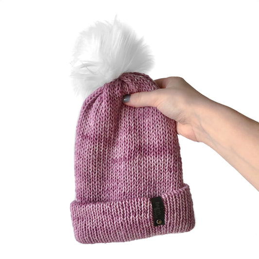 Luxury Double Knit Pom Beanie