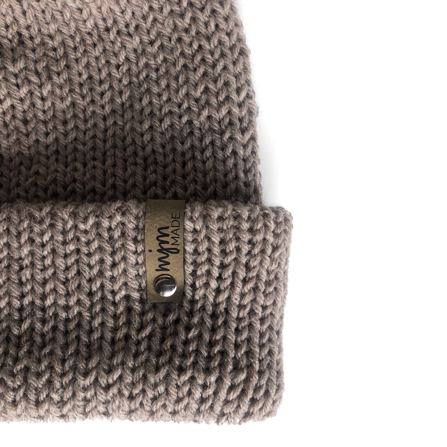 Double Knit Pom Beanie - Thrush