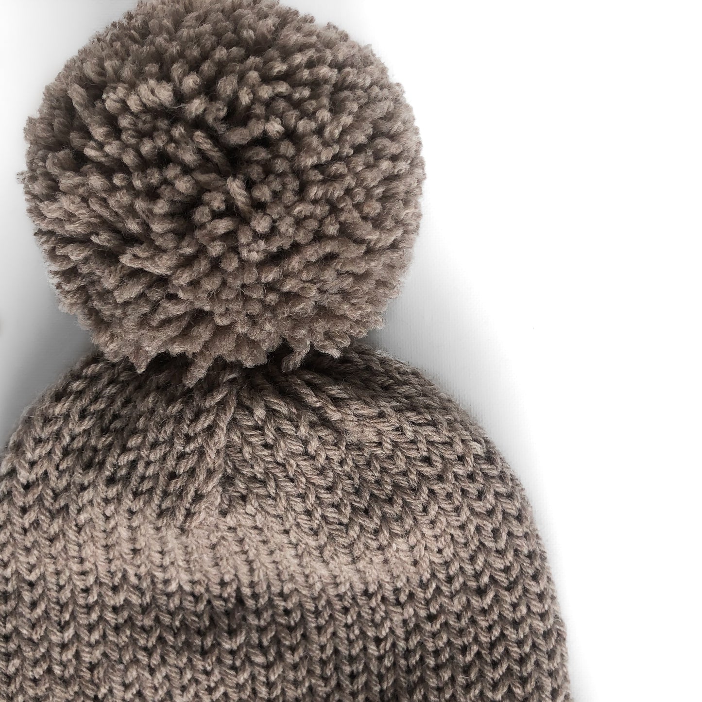 Double Knit Pom Beanie - Thrush