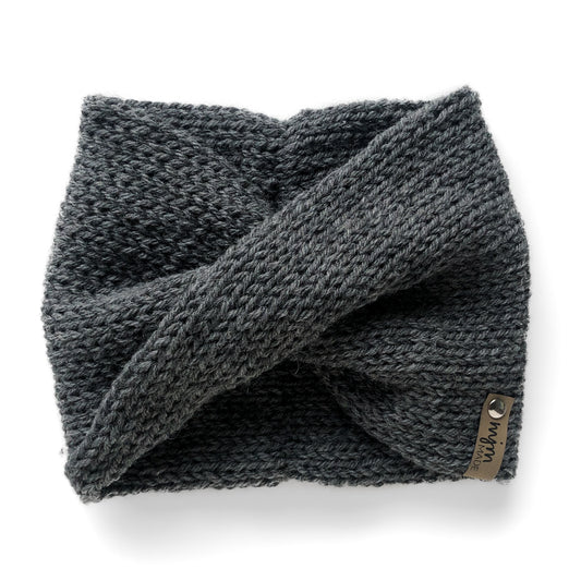 Double Knit Twist Ear Warmer Headband - Oxford