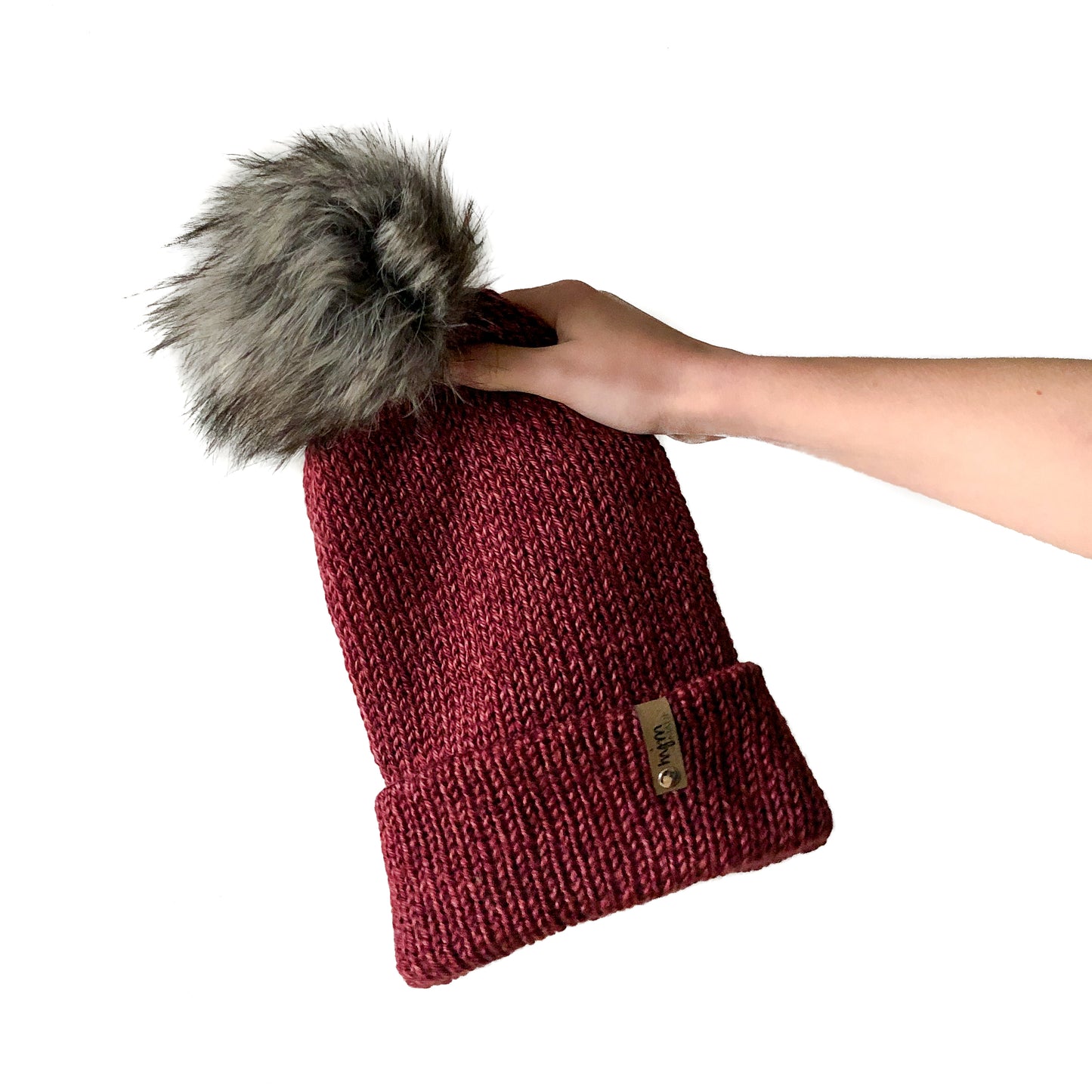 Double Knit Pom Beanie - Badlands