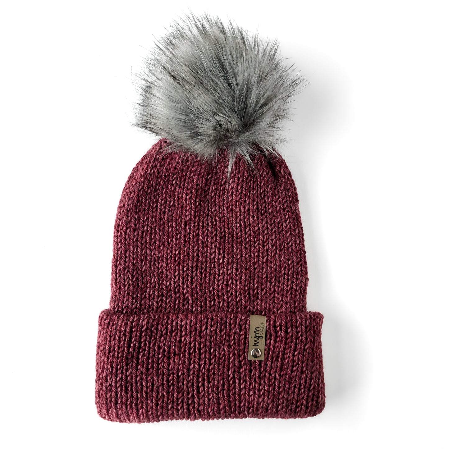 Double Knit Pom Beanie - Badlands