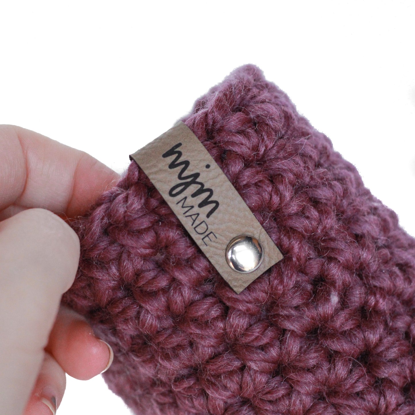 Super Bulky Coffee Cozy - Fig