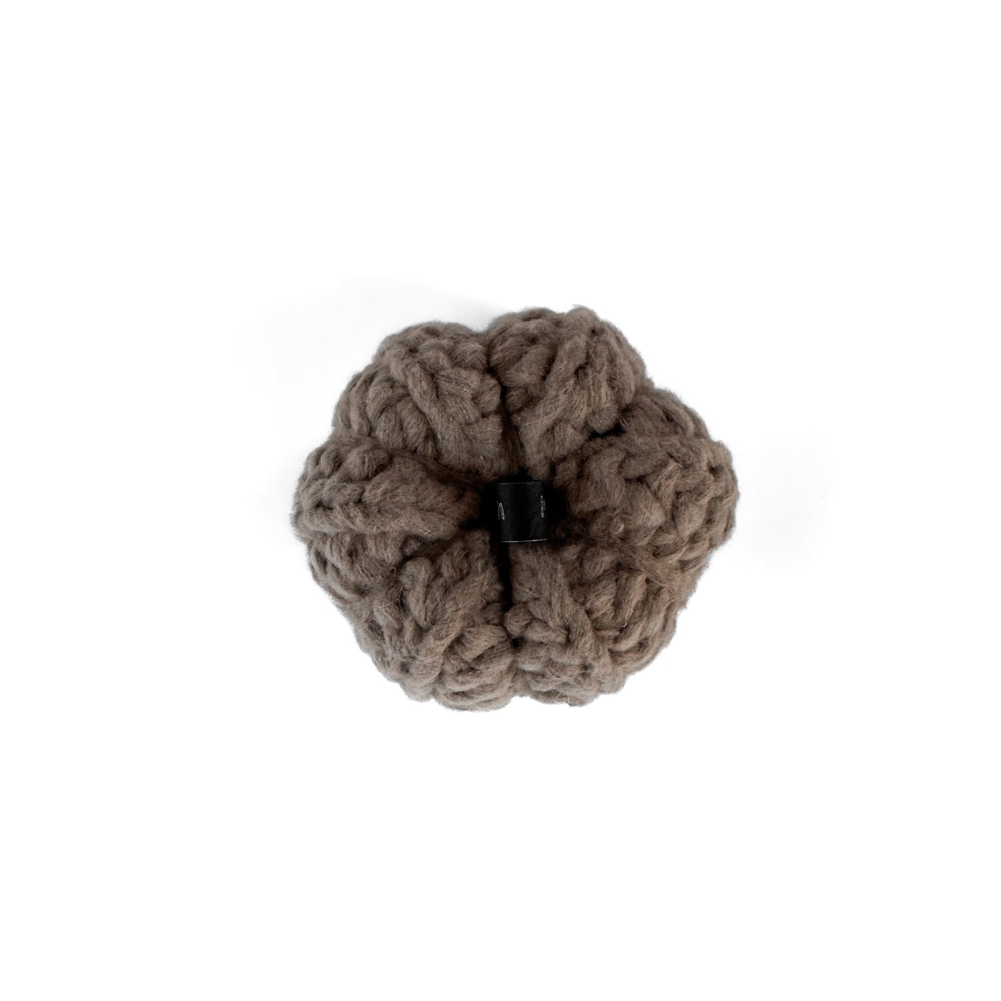 Mini Crochet Pumpkin Decoration - Brown