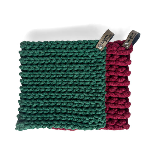 Trivet Set - Red & Green