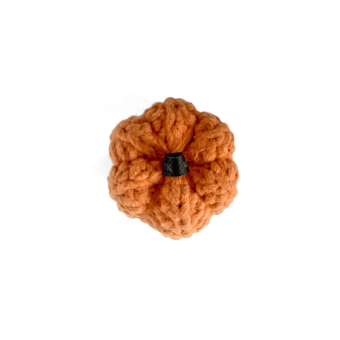 Mini Crochet Pumpkin Decoration - Orange