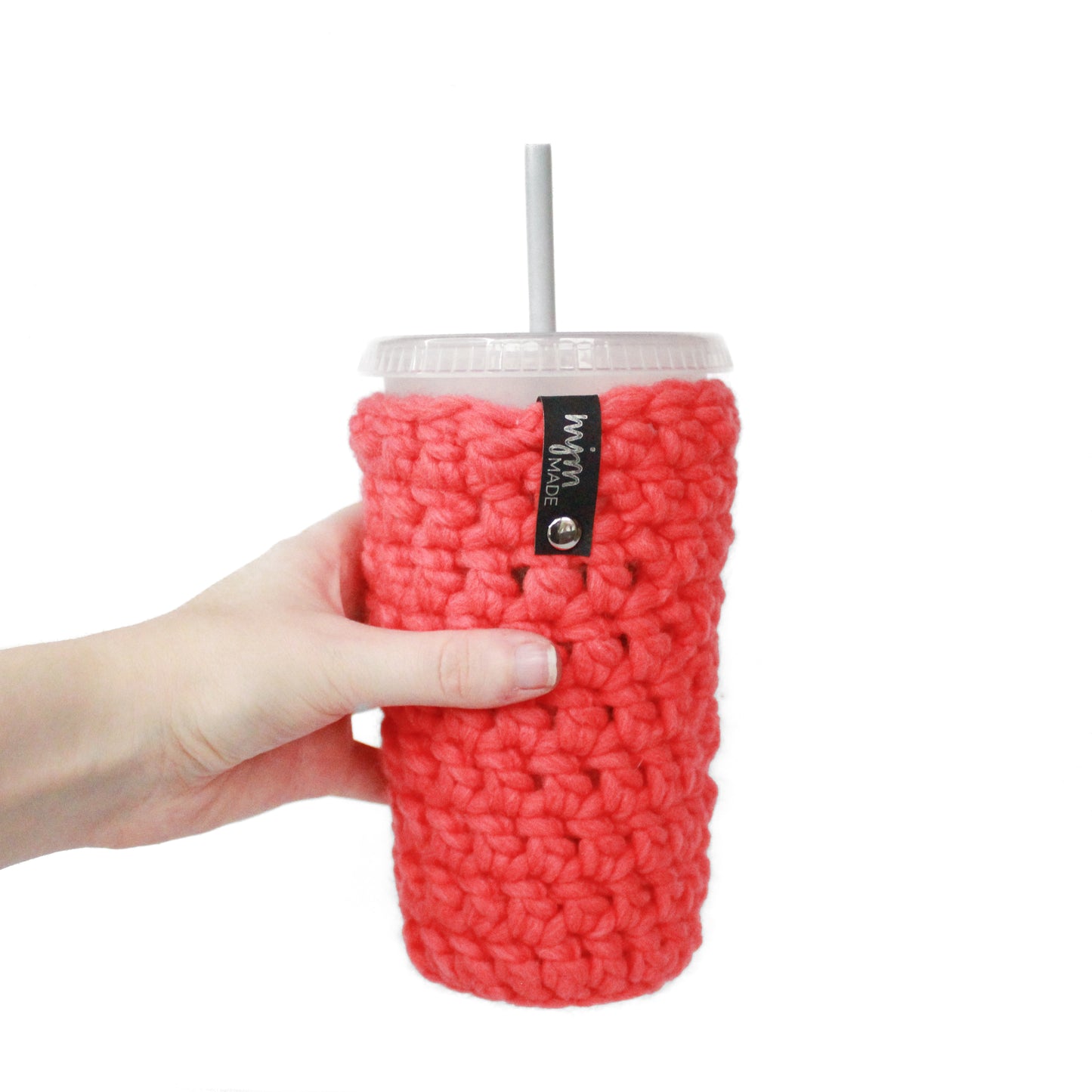 Super Bulky XL Coffee Cozy - Neon Pink