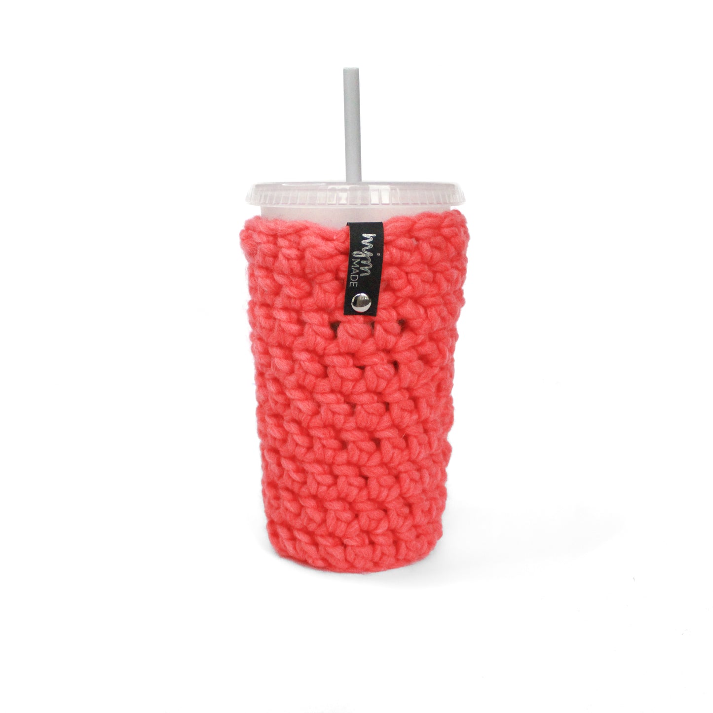 Super Bulky XL Coffee Cozy - Neon Pink