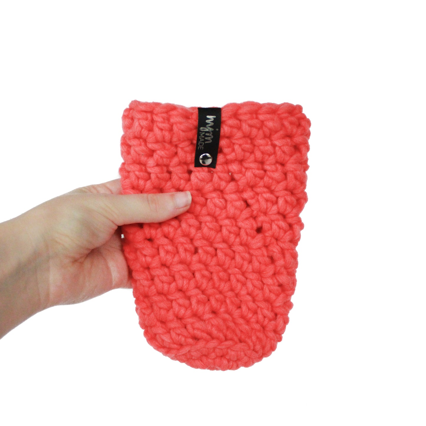 Super Bulky XL Coffee Cozy - Neon Pink