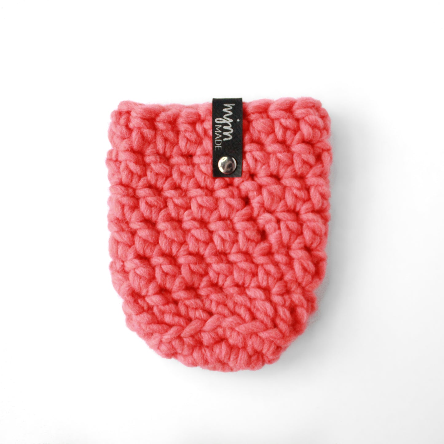 Super Bulky Coffee Cozy- Neon Pink