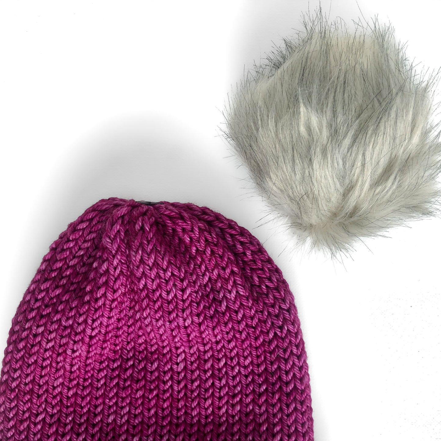 Luxury Double Knit Pom Beanie