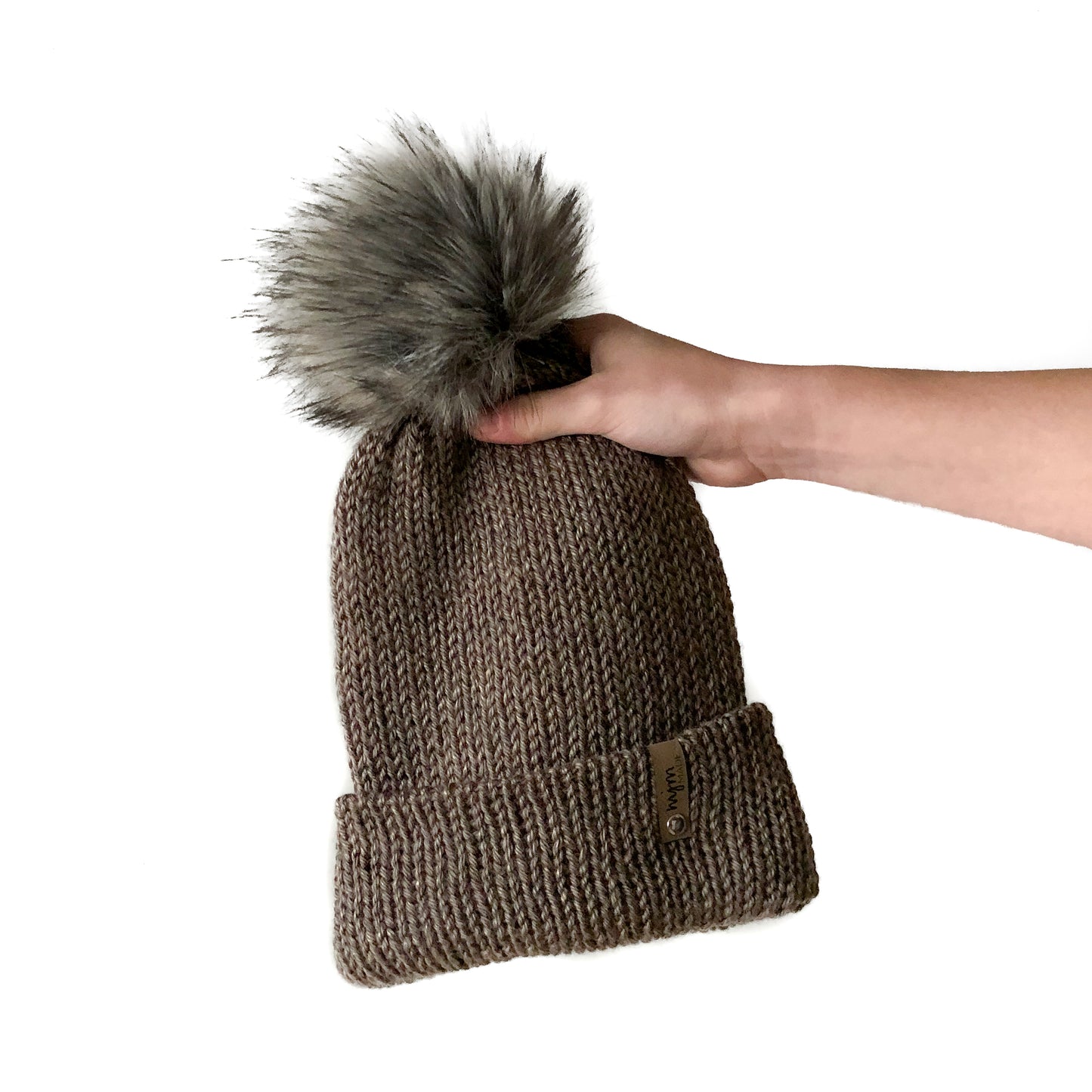 Double Knit Pom Beanie - Mammoth Cave