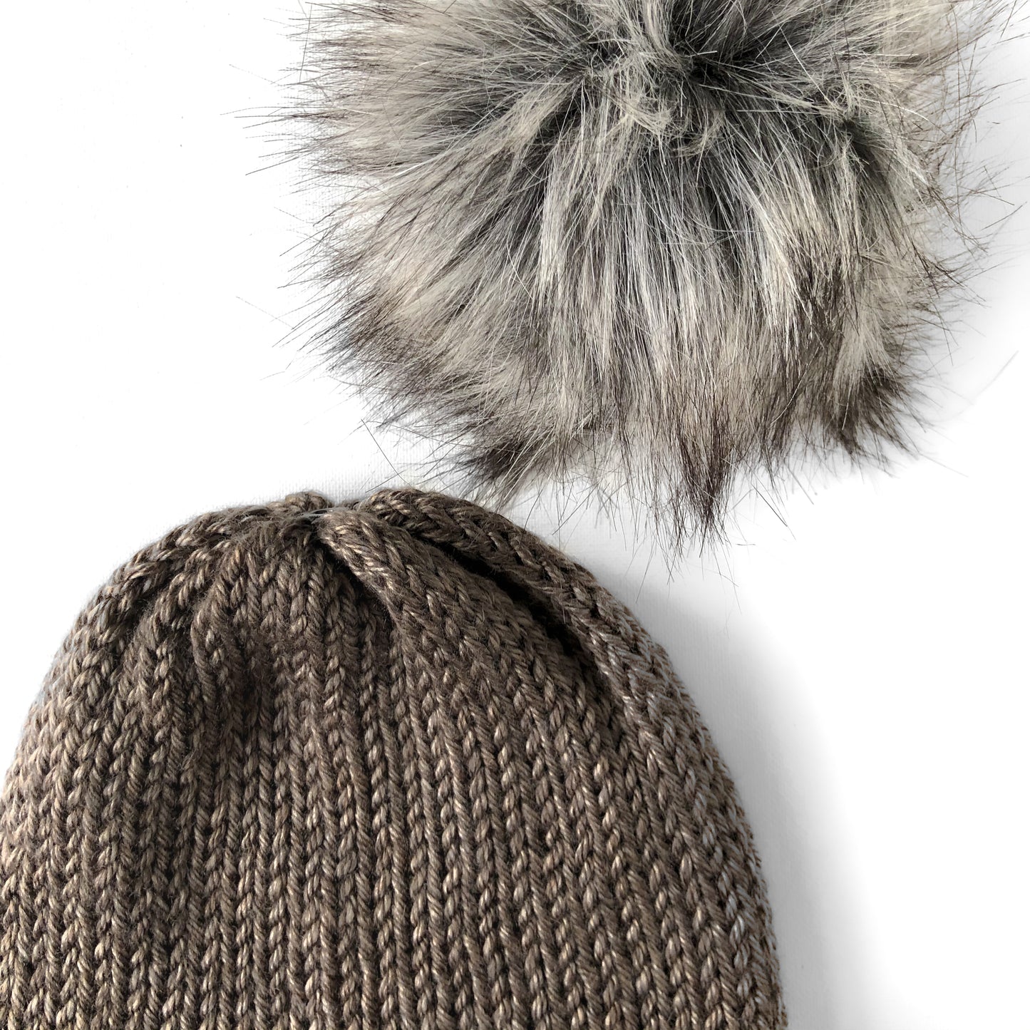 Double Knit Pom Beanie - Mammoth Cave