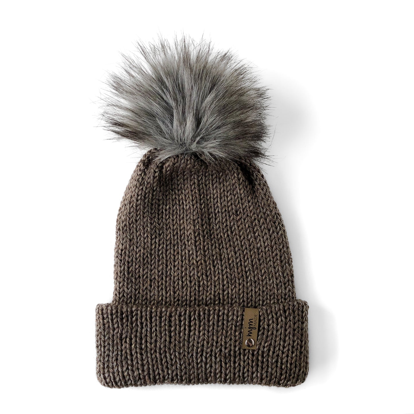 Double Knit Pom Beanie - Mammoth Cave