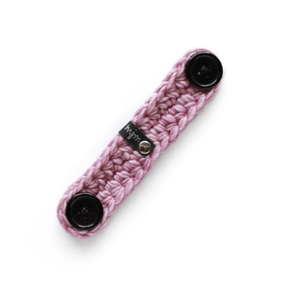 2-Button Ear Saver - Pink Frost